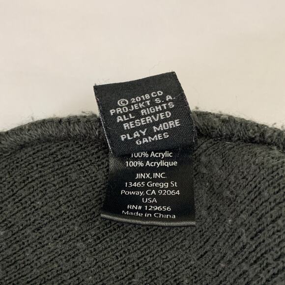 Gwent Beanie The Witcher Wild Hunt Card Game Jinx Promo Logo Projekt One Size - Picture 6 of 7